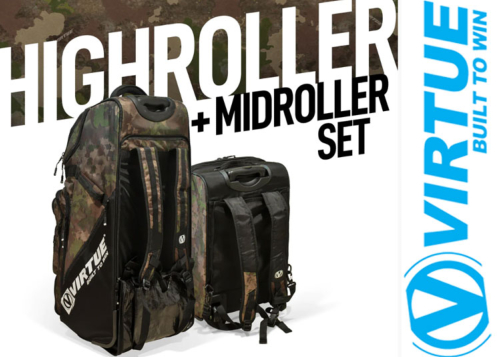 Set Virtue High Roller V4 + Mid Roller Gear Bag - Reality Brush Camo