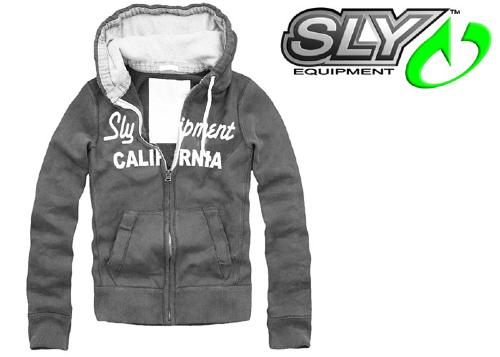Sweat-shirt à capuche Sly California Charcoal taille S