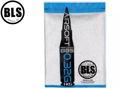 Billes Airsoft BLS 0.32g Blanche / 1 kg