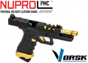 Réplique Airsoft VORSK EU17 Tactical Gold Match GBB