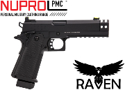 Réplique Airsoft Nuprol Raven Hi-Capa Hex-Comp black gaz GBB