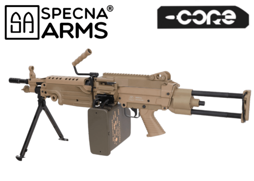 Réplique Airsoft Specna Arms SA-249 MK2 Core Tan