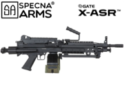 Réplique Airsoft Specna Arms SA-F249 PARA FLEX X-ASR Etu Black