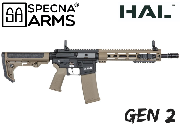 Réplique Airsoft Specna Arms SA-F05 Gen 2 RL HAL Flex ETU Black/Tan