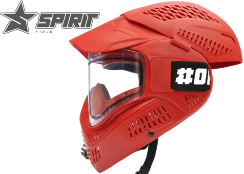 Masque Spirit Field #One V3 Full Cover thermal red