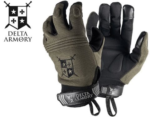 Gants Delta Armory Tactical Black Ops - Olive L