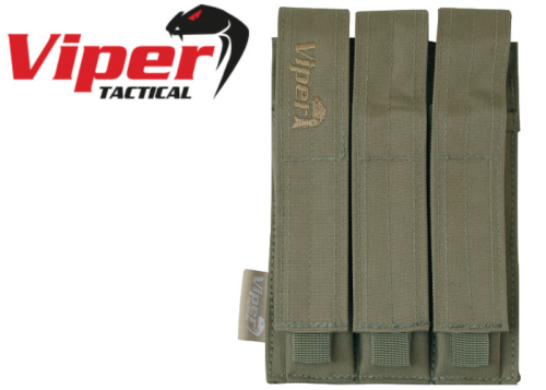 Poche Viper Molle triple chargeurs ARP9 et PM5 Olive