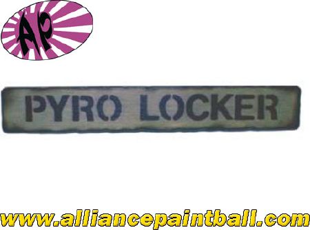 Panneau bois Basic "pyro locker"