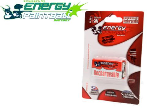 Pile 9V rechargeable Energy Paintball