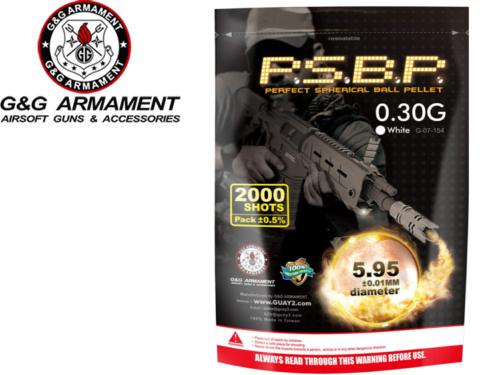 Billes Airsoft G&G 0.30g / 2000