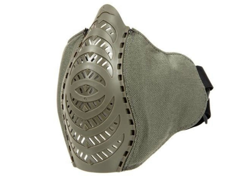 Demi-masque airsoft type 3 - Green