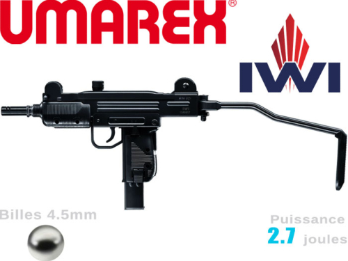 Airgun Umarex IWI Mini-Uzi 4.5mm Co2 2.7j