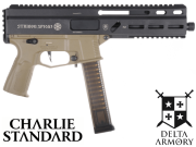 Réplique Airsoft Delta Armory Stribog SP10A3 Charlie Standard Black / Tan
