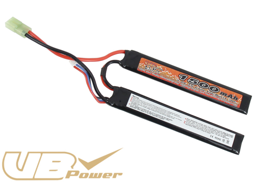 Batterie LIPO BO Manufacture 2 stick 2S 7.4V 1500mAh 25C
