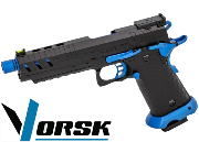 Réplique Airsoft Vorsk CS Hi-Capa 5.1 Vengeance Compact Blue / Black 1,0J gaz GBB 