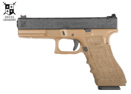 Réplique Airsoft Delta Armory pistol P03 GBB TAN