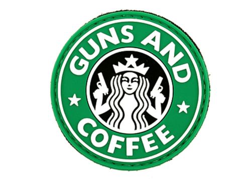 Patch Guns and Coffee pvc
