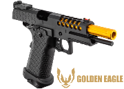 Réplique Airsoft Golden Eagle 5.1 Black/Gold GBB 