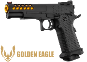 Réplique Airsoft Golden Eagle 5.1 Black/Gold GBB 