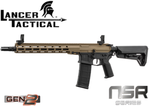 Réplique Lancer Tactical NSR LT-44 Stalker 13" GEN2 AEG Black/Tan