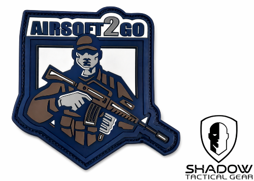  Patch -  Shadow Tactical Airsoft2Go Blue
