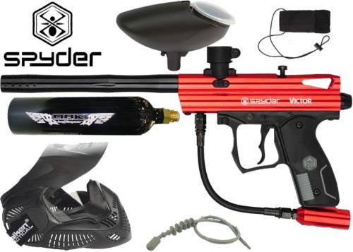 Pack Spyder Victor gloss red Co2
