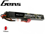 Batterie LIPO Gens 1 stick 2S 7.4V 1400mAh 25C