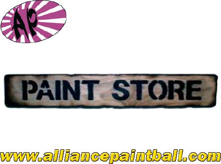Panneau bois Basic "paint store"