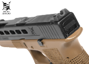 Réplique Airsoft Delta Armory pistol P06 GBB TAN