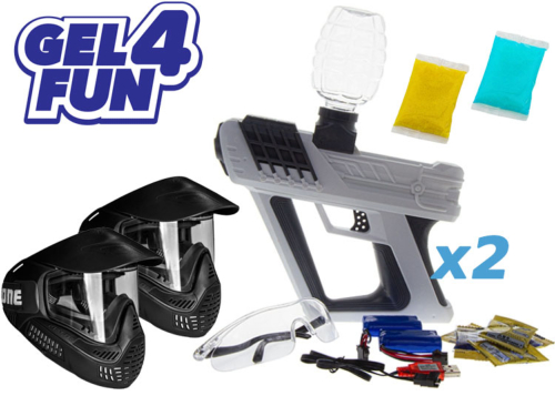 Dual Package Gel Blaster Gel4Fun black white + 15000 billes offertes