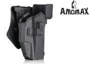 Holster rigide Amomax Glock avec Optique Black 