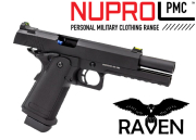 Réplique Airsoft Nuprol Raven Hi Capa 5.1 black gaz GBB
