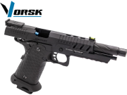 Réplique Airsoft Vorsk CS Hi-Capa 5.1 Vengeance Compact Black 1,0J gaz GBB 