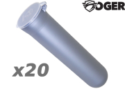 Lot de 20 pots Soger 140 silver