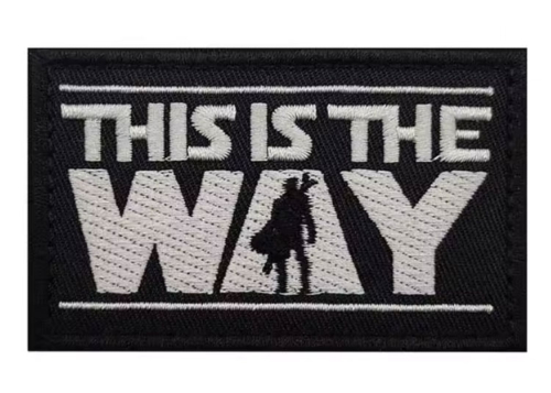  Patch - Mandalorian " This is the Way "