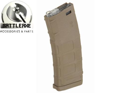Chargeur Battle Axe 330 Billes Hi-cap M4/M16/M15 polymer dark earth