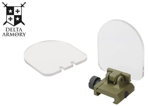 Plexiglas Delta Armory de protection rabattable Tan