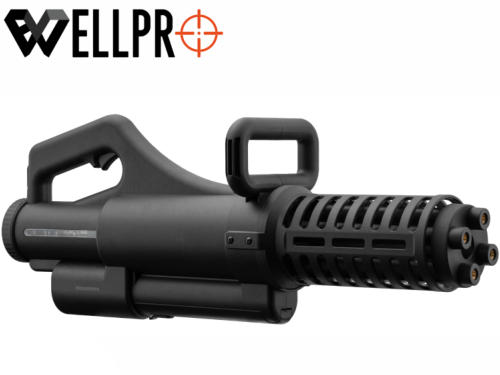 Réplique airsoft WellPro WE23-SL-1 Minigun type silencieux