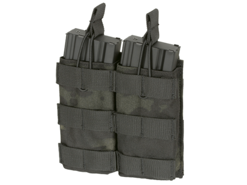  Modular Open Top Double Mag Pouch For 5.56 - Multicam Black