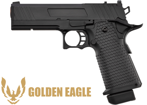 Réplique Airsoft Golden Eagle 5.1 Noir/Bronze GBB Black 