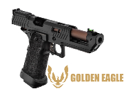 Réplique Airsoft Golden Eagle Pit Viper GBB Black 