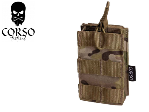 Poche porte-chargeur Corso Tactical simple M4 Dagger MOLLE Multicam
