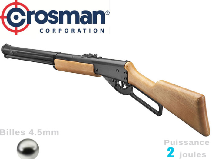 Carabine à plombs Crosman Cow-Boy Wood 4.5mm 2j