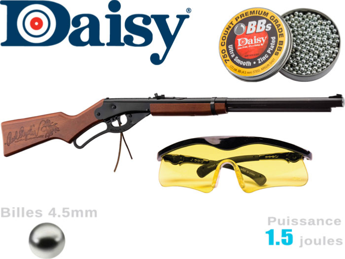 Carabine à plombs Daisy Model 105 Red Ryder Fun Kit 4.5mm 1.5j