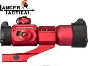 Point rouge et vert avec montage Cantilever rouge Lancer Tactical