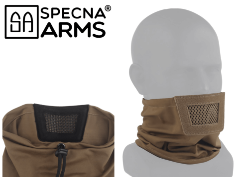 Demi-Masque Cagoule Tactique Knight Specna Arms – Tan