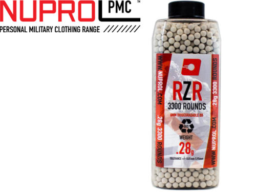 Billes Airsoft RZR Rain BIO 0.28g / 3300