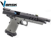 Réplique Airsoft Vorsk CS Hi-Capa 5.1 Vengeance Compact Grey/Black 1,0J gaz GBB 
