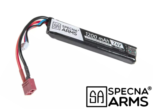 Batterie LIPO Specna Arms 1 sticks 7.4V 1200mAh 25C	 
