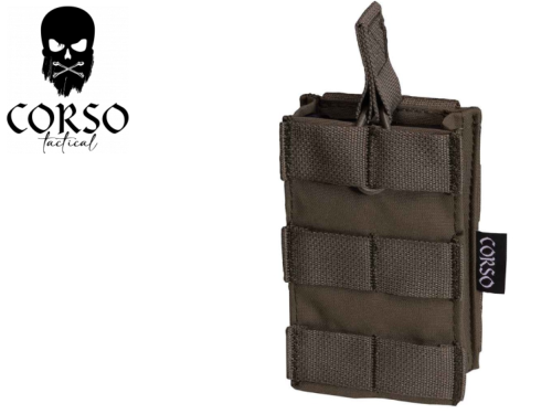 Poche porte-chargeur Corso Tactical simple M4 Dagger MOLLE Ranger Green